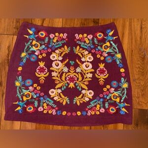 Altar'd State Large Maroon Skirt